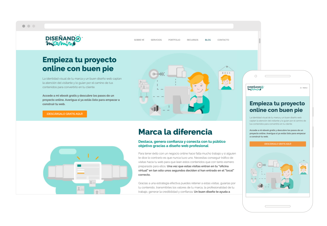Web Diseñando mi camino