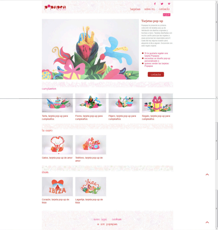 Rediseño de web - E-Commerce