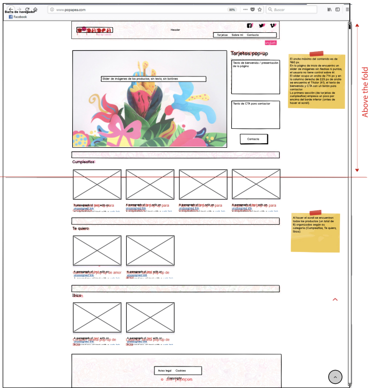 Rediseño de web - E-Commerce