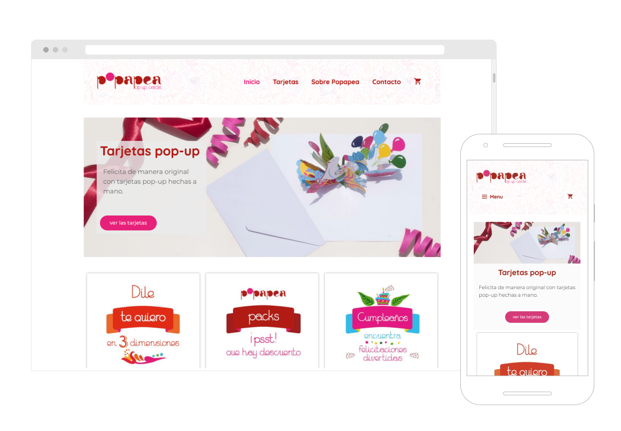 Diseño web responsive - Tienda online