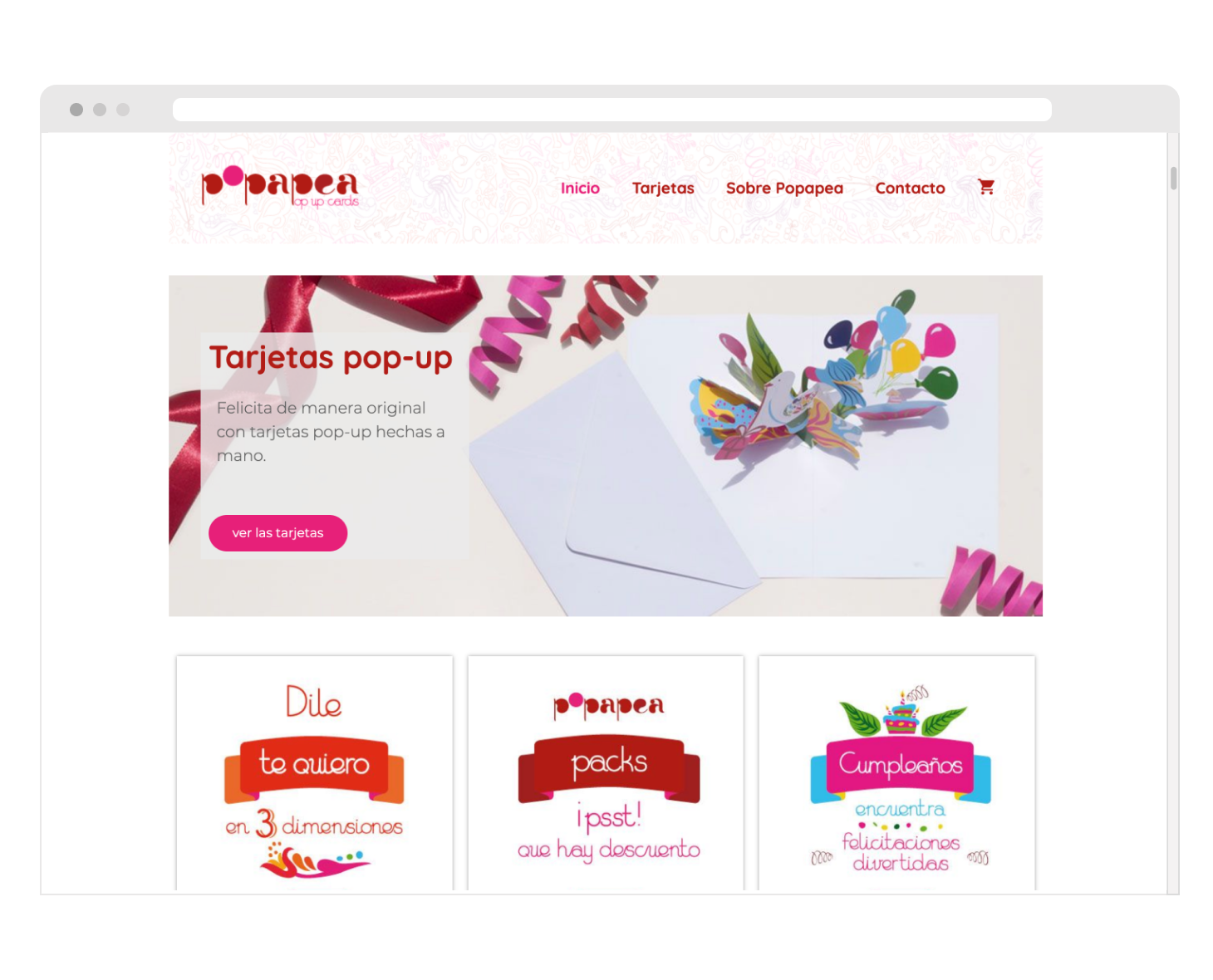 Diseño web - tienda online