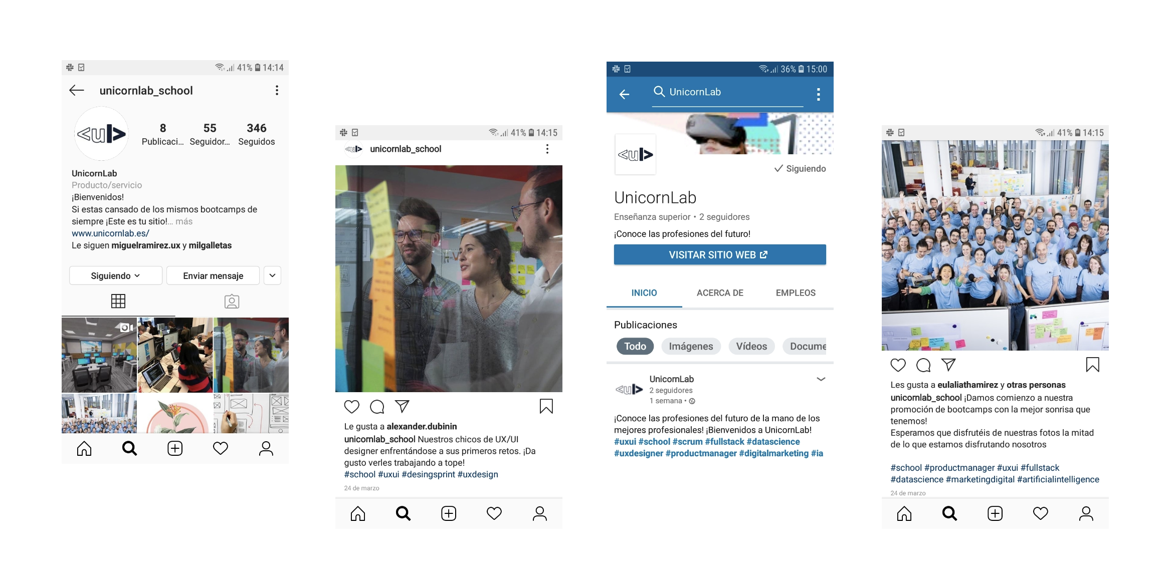 Lanzamiento en las redes sociales
